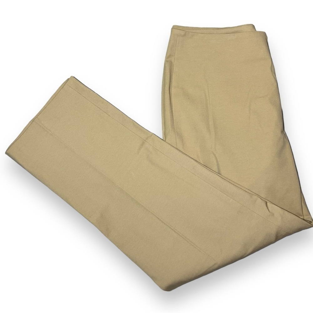 Peace of Cloth Women’s Stretch Cotton Lisa Pant Beige Size 12